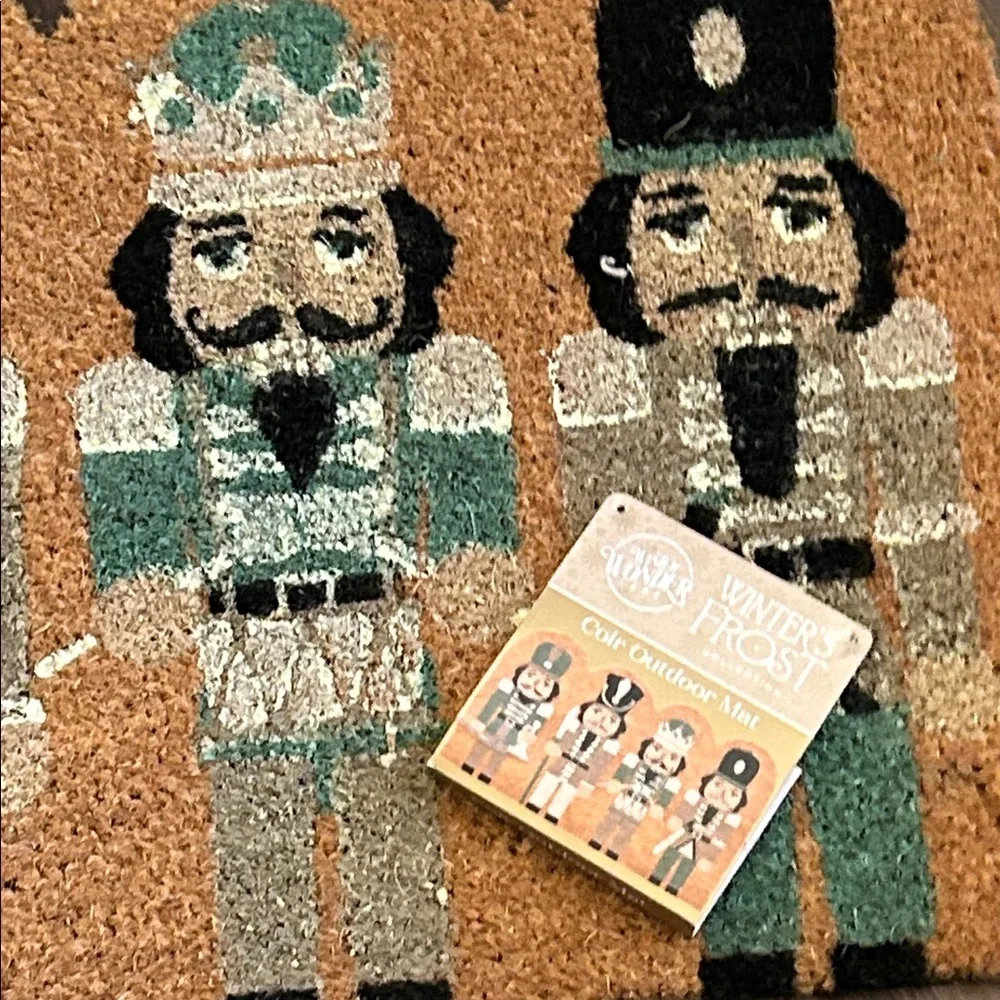 NEW! Vintage Inspired Nutcracker Ballet Outdoor Coir Christmas Holiday Doormat